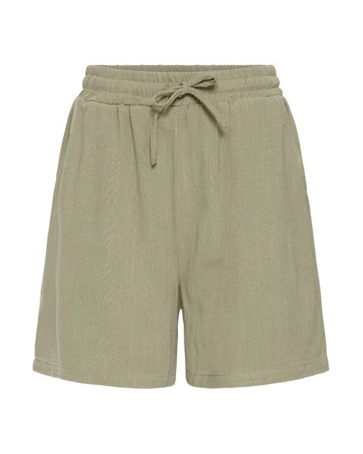 B.Young Green Leinenhose BYFILINEN Stilvolle Shorts