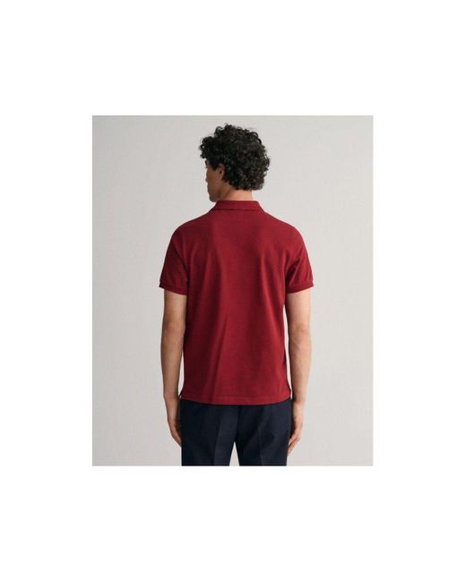 GANT Poloshirt rot (1-tlg) in Rot für Herren | Lyst DE