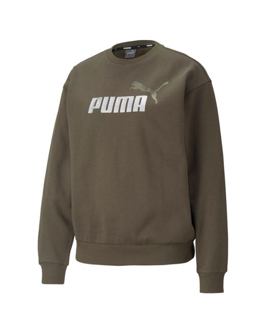 PUMA Gray 2-in-1- Pullover Rundhals