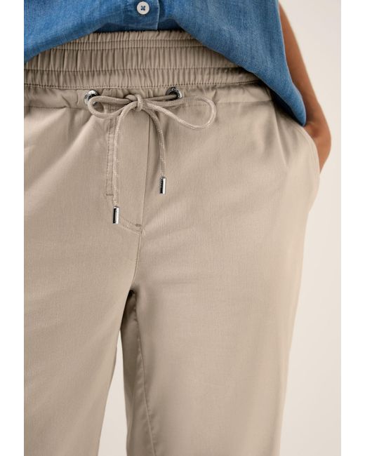 Cecil Natural 7/8-Hose Style Neele mit elastischem Bund und Tunnelzug