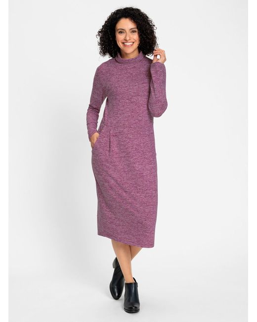 WITT Purple Etuikleid Jerseykleid