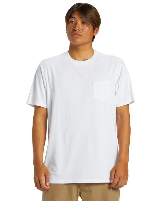 Quiksilver T-Shirt Saltwater in White für Herren
