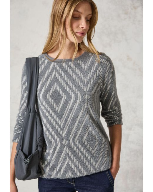 Cecil Gray Langarmshirt
