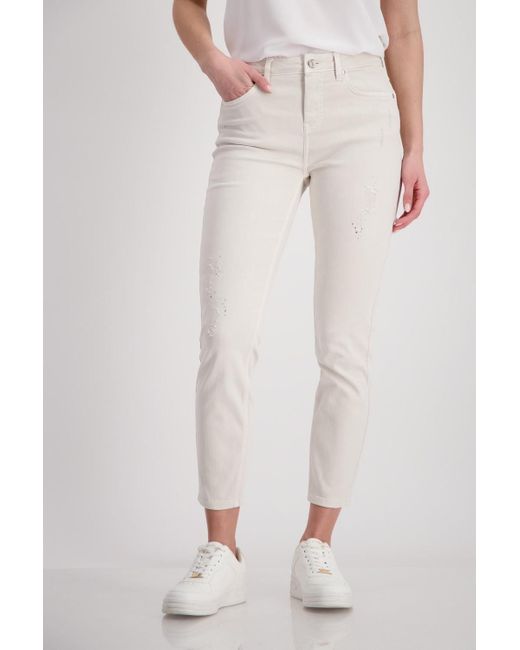 Monari Pink Regular-fit-Jeans Hose