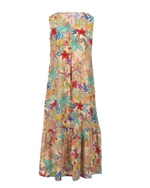 VICCI Germany White A-Linien-Kleid (1-tlg) aus weicher Viskosequalität