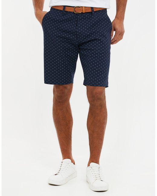 Threadbare Shorts THBCrusoe im sommerlichen Design in Blue für Herren