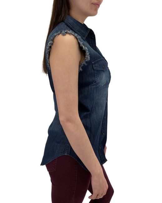 DIESEL Blue Jeansbluse DE-Sovita Shirt Jeanshemd