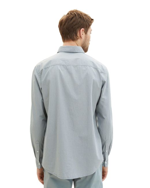 Tom Tailor Langarmhemd in Blue für Herren