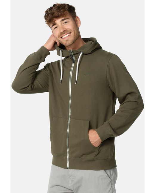INDICODE Sweatjacke INChristos in Green für Herren