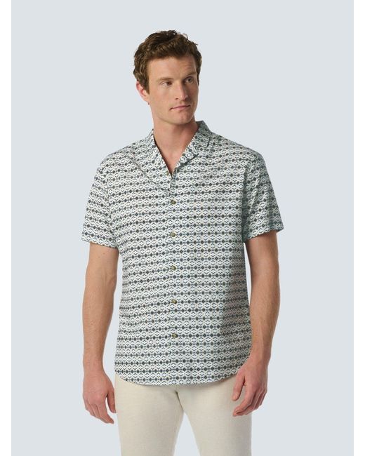 No Excess T- Shirt Short Sleeve Resort Collar Al in Gray für Herren