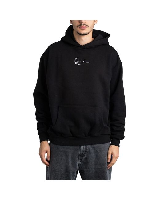 Karlkani Small Signature Essentials Hoodie in Black für Herren