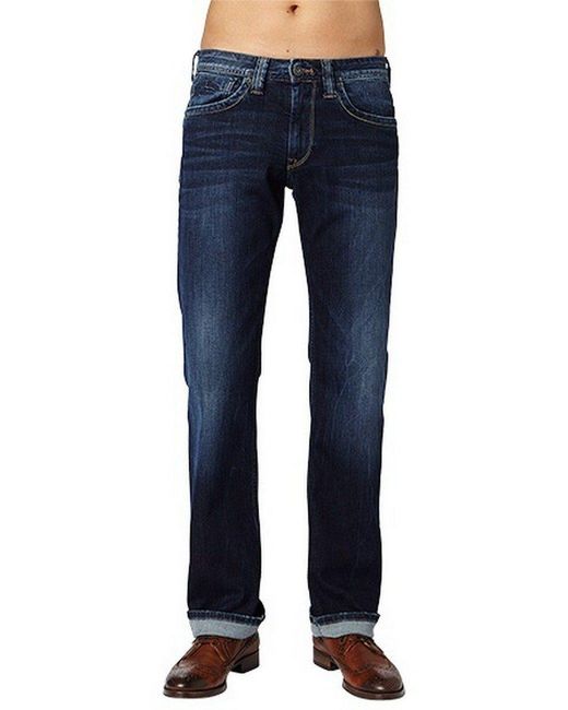 Pepe Jeans Pepe Straight-Jeans Kingston Jeanshose mit 100% Baumwolle in  Blau für Herren | Lyst DE