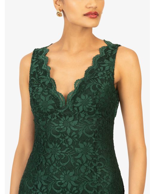 Kraimod Green Abendkleid aus hochwertigem Polyester Material