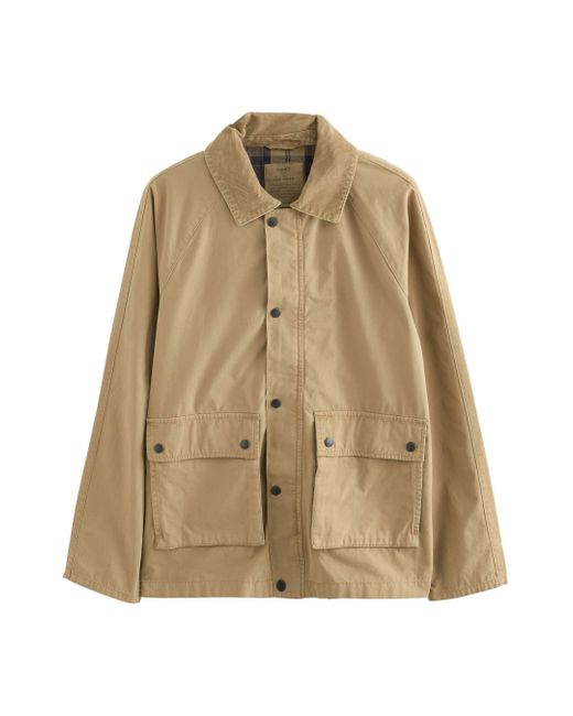 Next Cordjacke Feldjacke mit Cordkragen aus 100 % Baumwolle (1-St) in Natural für Herren