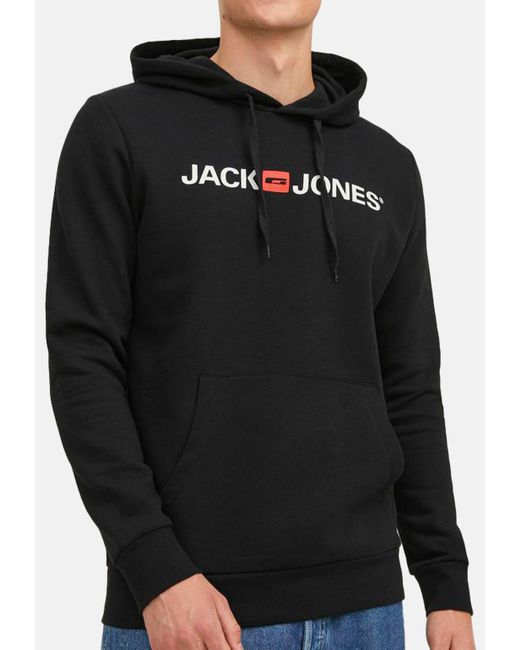 Jack & Jones 2er Pack Corp (Spar-Set, 2-tlg) Sweatshirt / Hoodie in Black für Herren