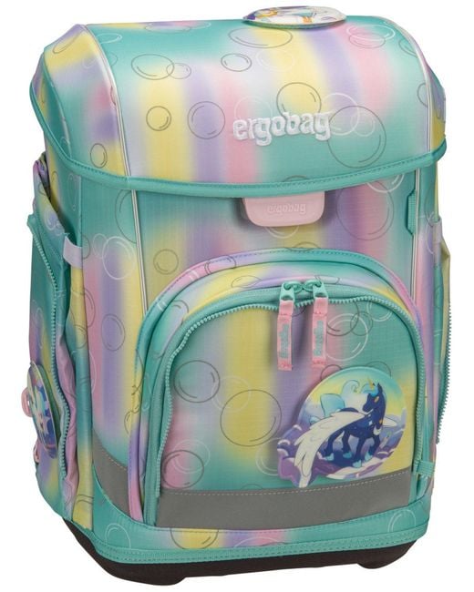 ergobag Green Schulranzen cubo light Set REFLEX