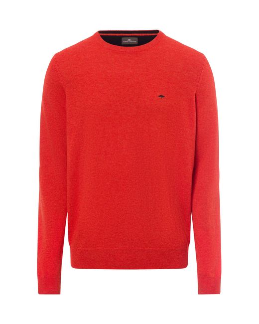 Fynch-Hatton Strickpullover in Red für Herren