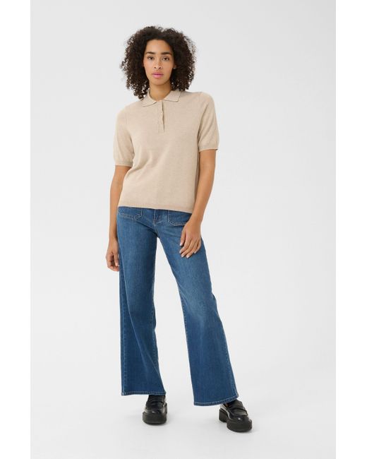 Kaffe Blue Strickpullover KAlizza