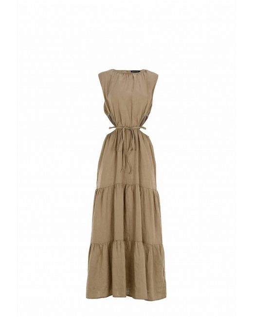 FRESHLIONS Natural Jerseykleid Lilia mit raffinierten Faltendetails