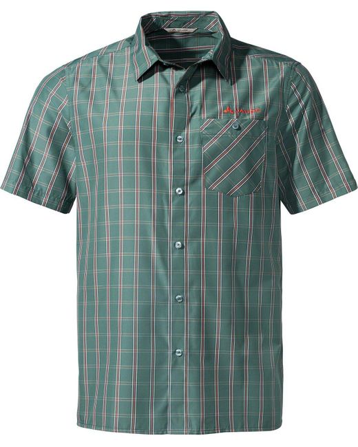 Vaude Kurzarmhemd Me Albsteig Shirt III in Green für Herren