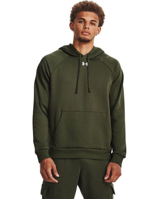 Under Armour ® Kapuzensweatshirt UA RIVAL FLEECE HOODIE MARINE OD GREEN für Herren