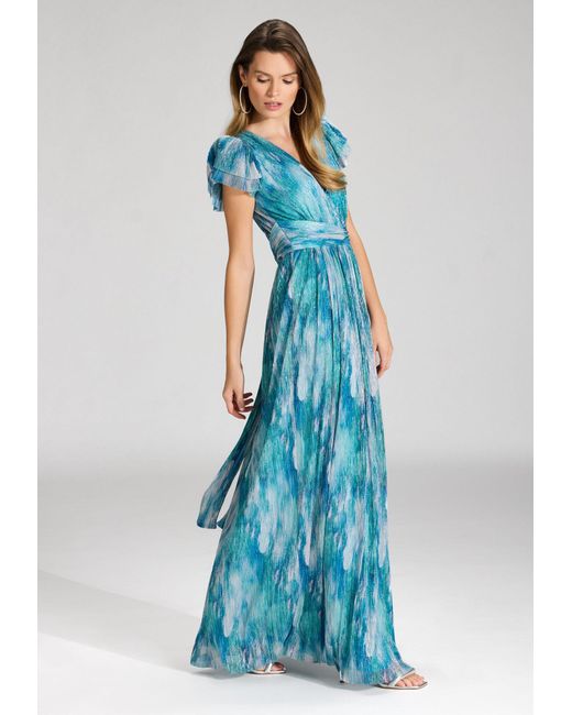 Swing Blue Abendkleid