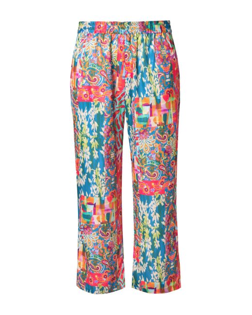 Angel of Style Red Funktionshose Hose gerades Bein Patchprint Elastikbund