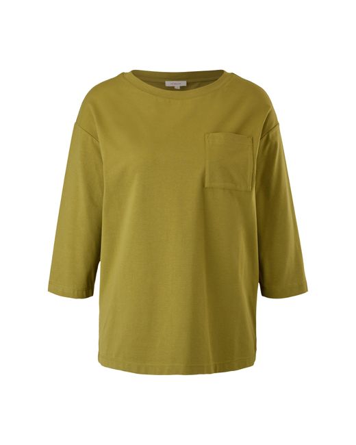 S.oliver Green 3/4-Arm- T-Shirt mit Brusttasche