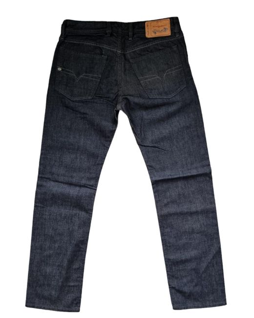 DIESEL Gerade Jeans Waykee 0088Z (Regular Straight, Tiefdunkelblau 100% Baumwolle) 5-Pocket-Style in Blue für Herren