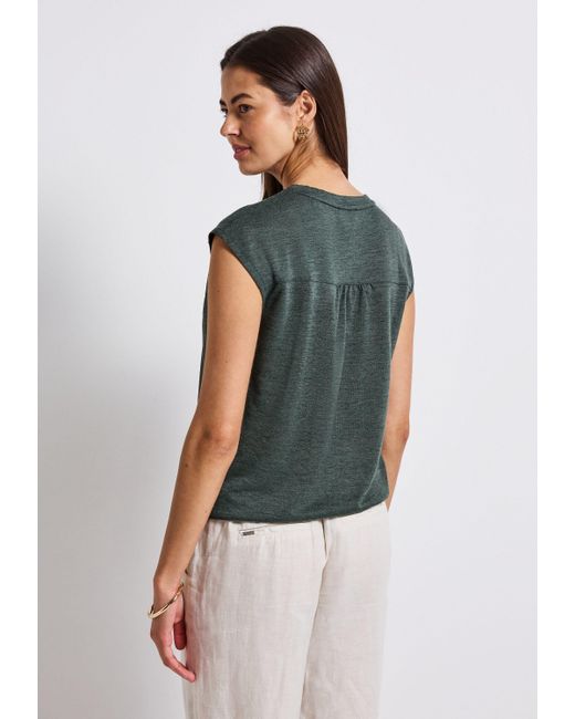 Street One Blue Shirttop Style Lea mit elastischem Bund