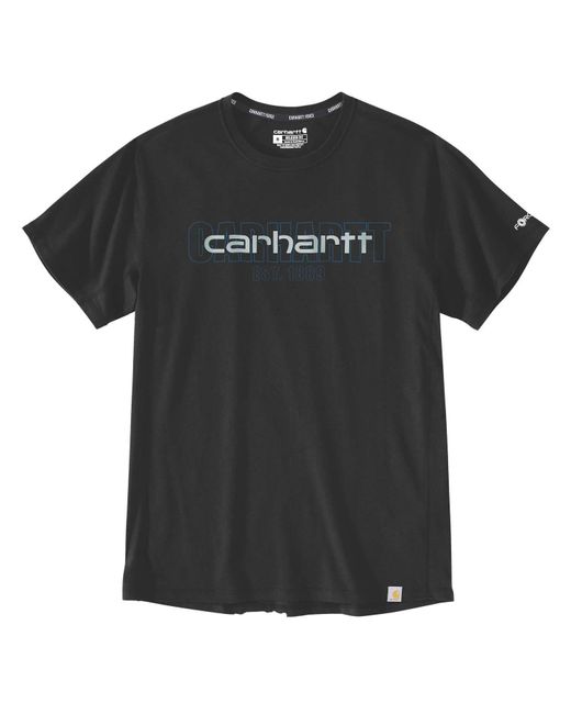 Carhartt T-Shirt Force Logo Graphic in Black für Herren