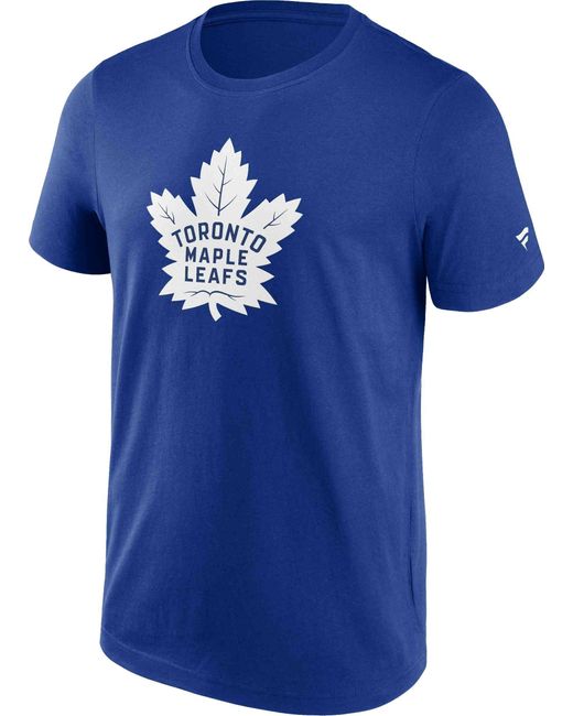 Fanatics T-Shirt NHL Toronto Maple Leafs Primary Logo Graphic in Blue für Herren