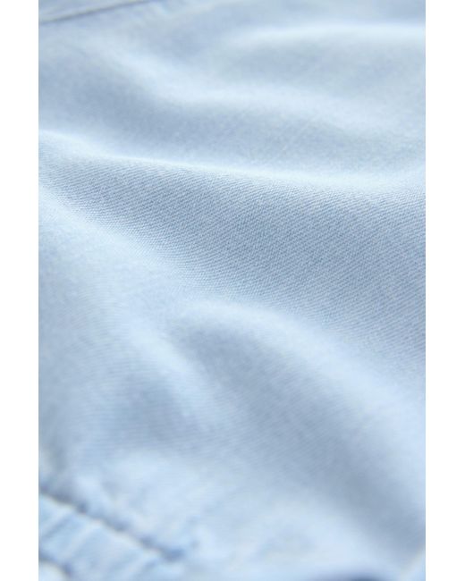 Next Blue Jeanshemd Leichtes Jeansoberteil zum Binden aus Baumwolle (1-tlg)