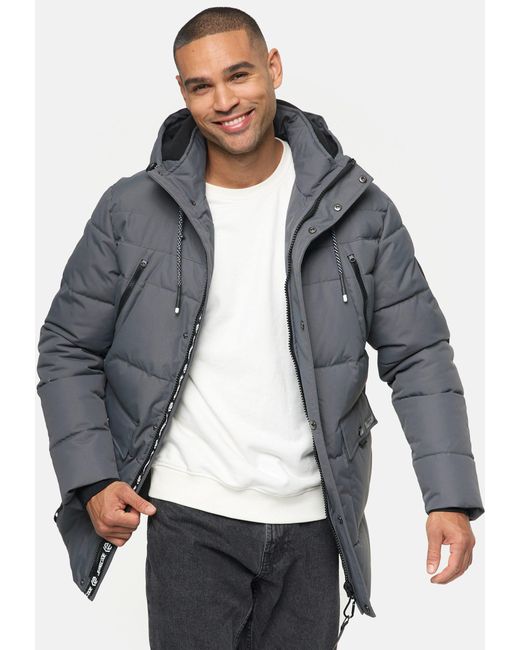 INDICODE Winterjacke INWess in Gray für Herren