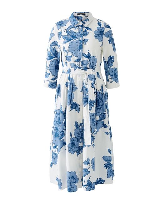 Ouí Blue Blusenkleid Midikleid