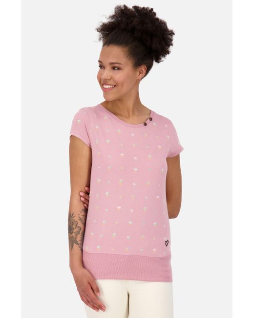 Alife & Kickin Pink Kurzarmshirt