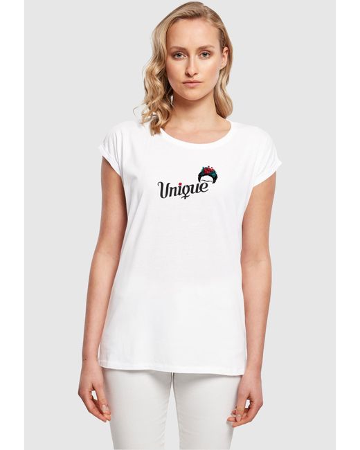 Merchcode T-Shirt Ladies Frida Kahlo in Weiß | Lyst DE