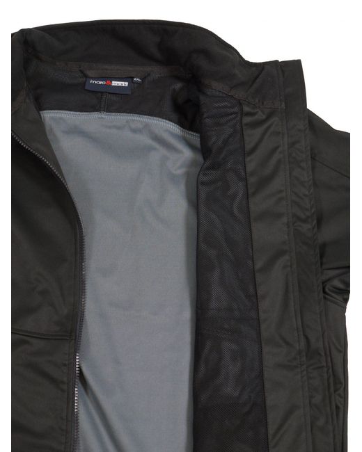 marc & mark Softshelljacke Bi-elastische Softshell-Jacke in schwarz in Black für Herren