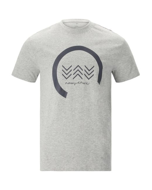 Cruz T-Shirt Mitch mit tollem Frontprint in Gray für Herren