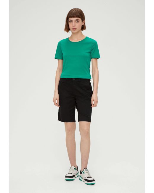 S.oliver Green Shorts Regular: Bermuda im Chino-Style