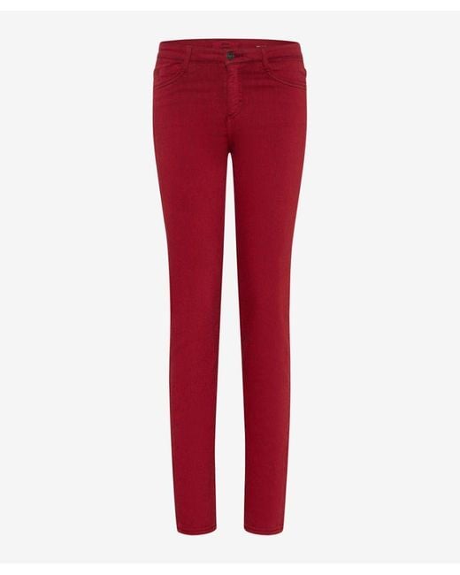 | SHAKIRA Rot Lyst Brax Style 5-Pocket-Jeans in DE