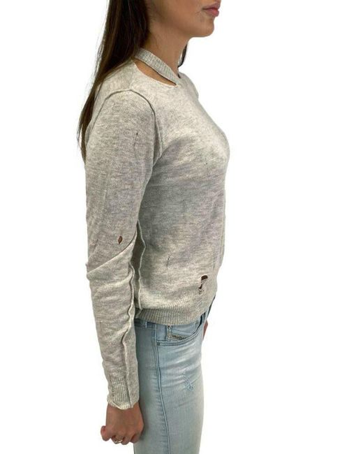 DIESEL Gray Strickpullover "M-Indi