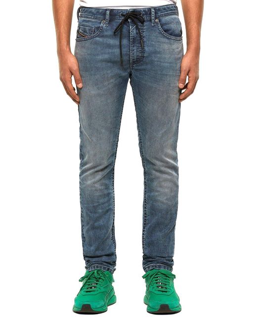 DIESEL Slim-fit-Jeans Stretch Jogg Jeans in Blau für Herren | Lyst DE