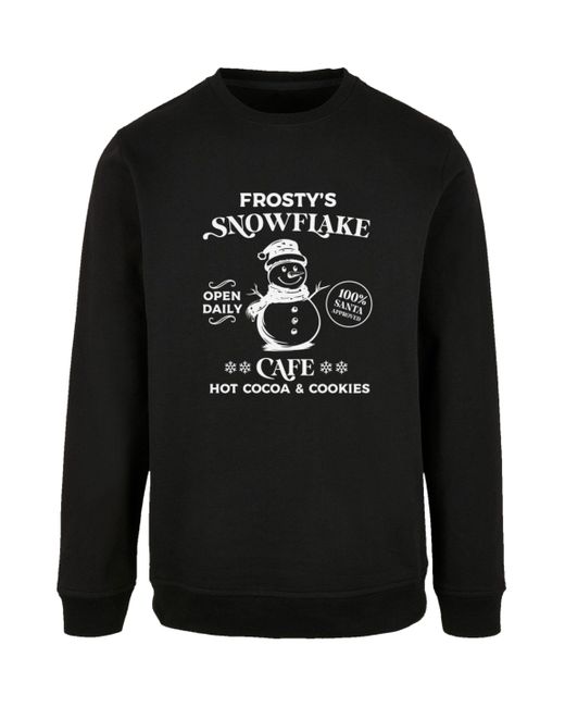 F4NT4STIC Sweatshirt Frostys Snowflake Cafe Retro Weihnachten Sign Premium Qualität in Gray für Herren