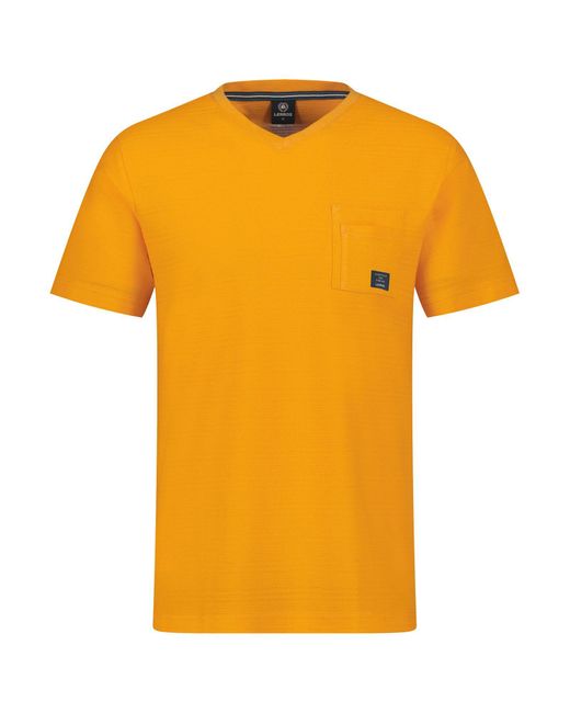 Lerros T-Shirt mit V-Ausschnitt in Yellow für Herren