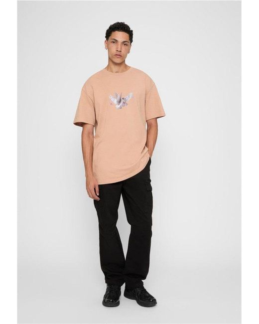 MT Upscale T-Shirt Vive la Liberte Oversize Tee in Orange für Herren