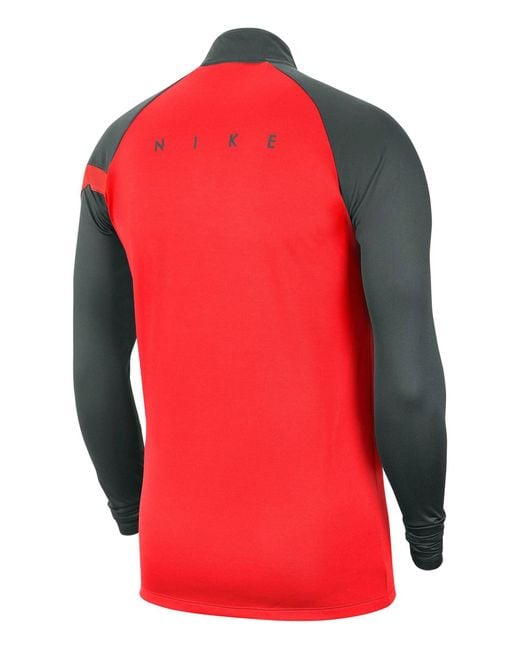 Nike Sweatshirt Fußballoberteil DRI-FIT ACADEMY Langarm (1-tlg) in Red für Herren