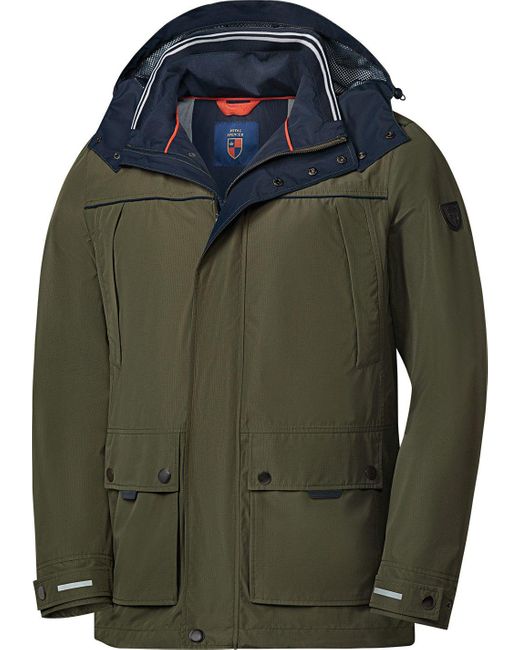 Royal Spencer Funktionsparka hält Sie zuverlässig trocken in Green für Herren