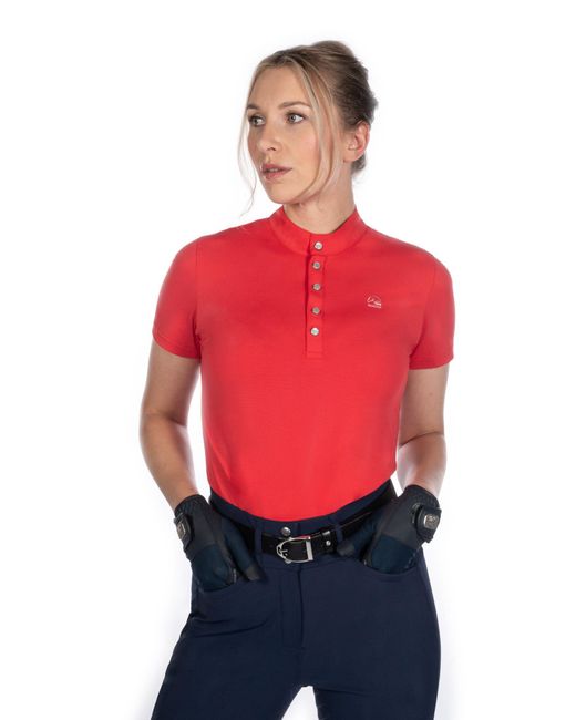 HKM Red Langarmshirt Funktionsshirt -Aruba- Kurzarm