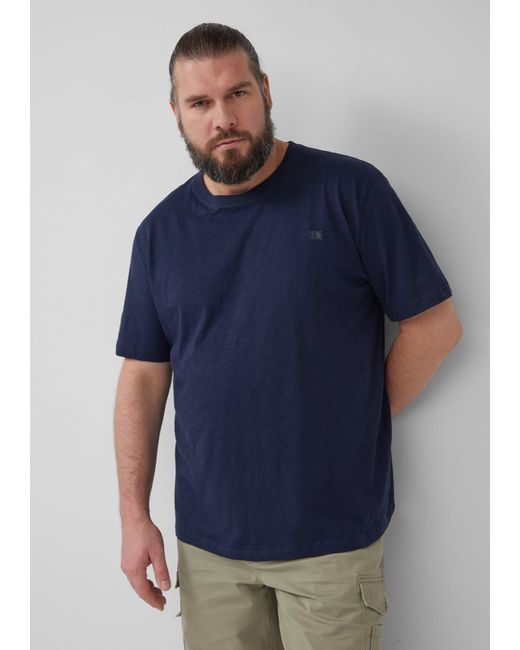 S.oliver Kurzarmshirt T-Shirt in Blue für Herren